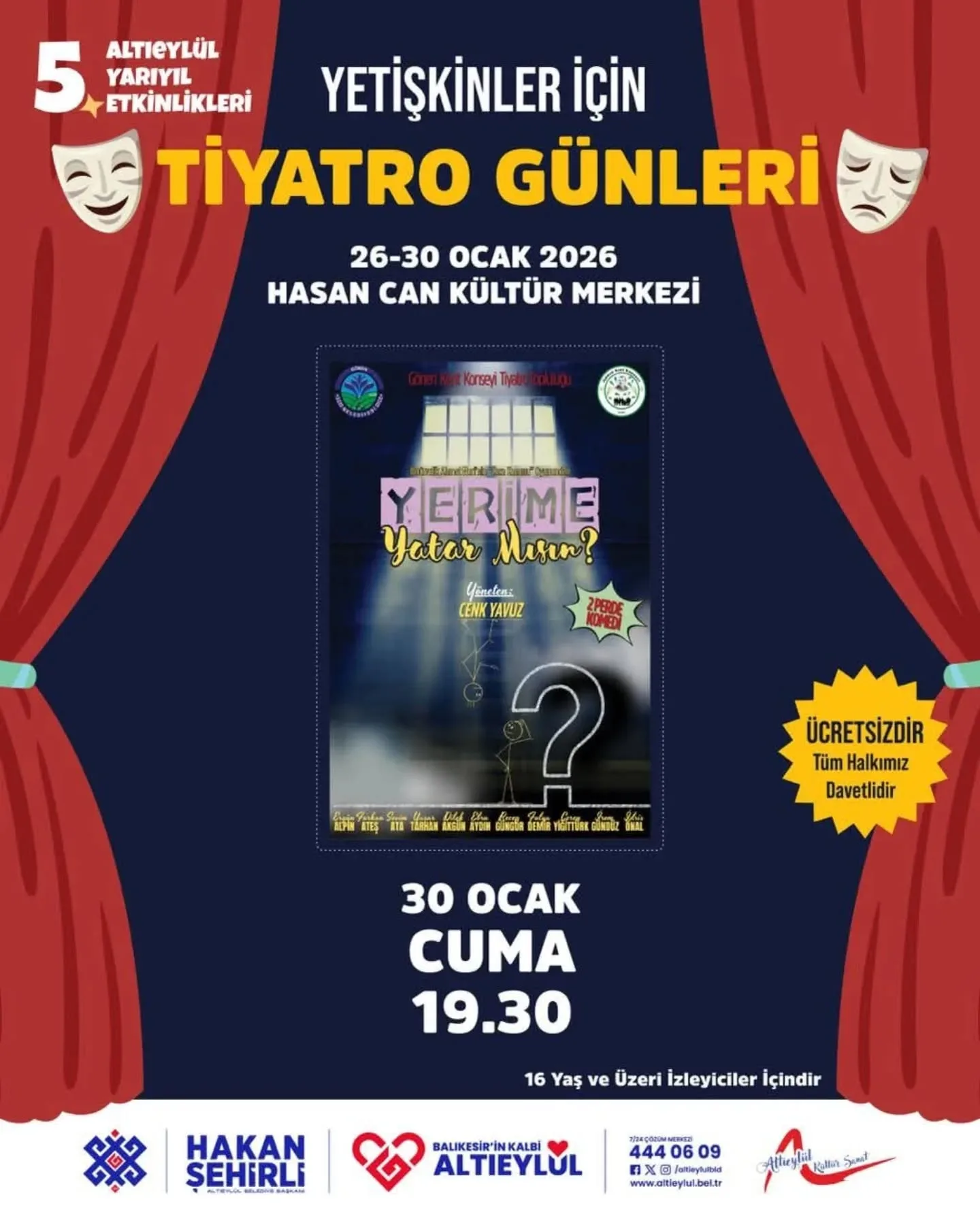 5. Altıeylül Yarıyıl Etkinlikleri | Tiyatro Günleri 